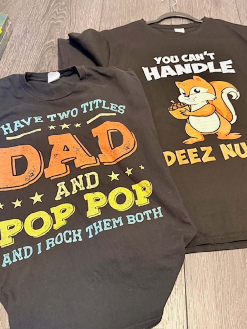 Dad & pop pop tshirts